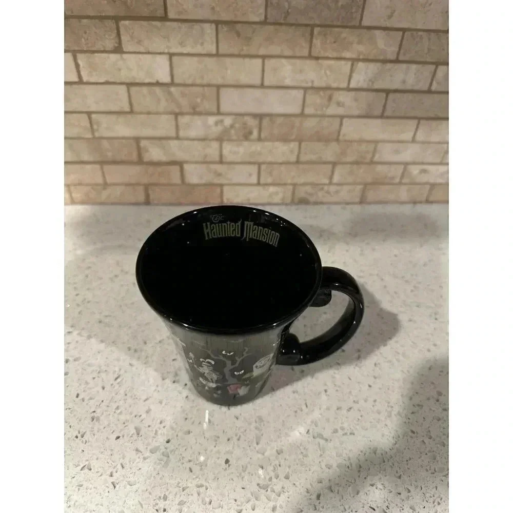 Disney Parks The Haunted Mansion 4.25”‎ Black Mug (Rare).